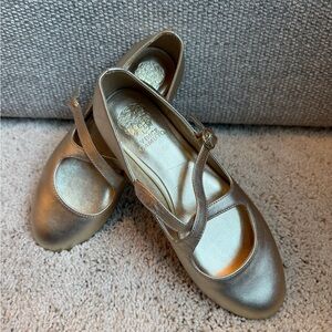 Vince Camuto Metallic Gold Kids Dress Shoes